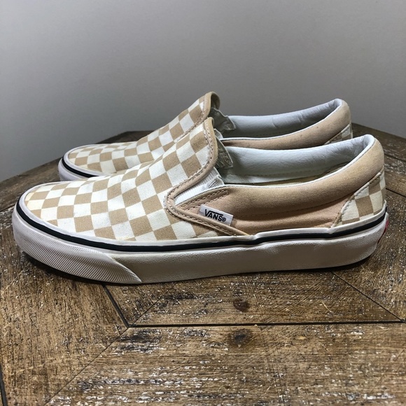 Vans Shoes - Vans Checkerboard Classic Slip-On Shoes